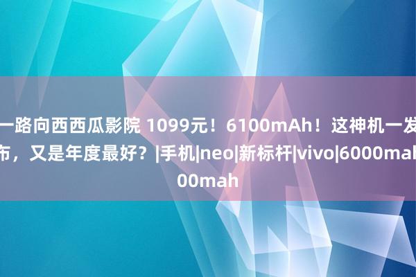 一路向西西瓜影院 1099元！6100mAh！这神机一发布，又是年度最好？|手机|neo|新标杆|vivo|6000mah